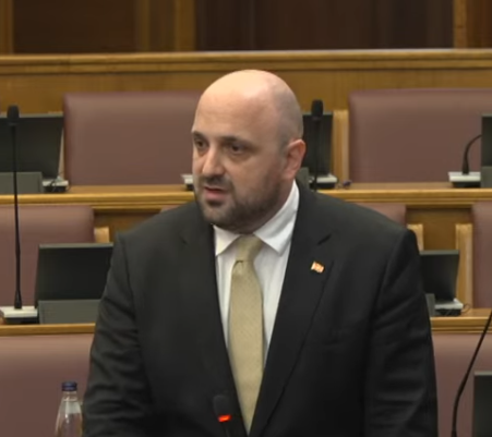 Bojan Božović, Foto: Printscreen/ YouTube/ Skupština Crne Gore