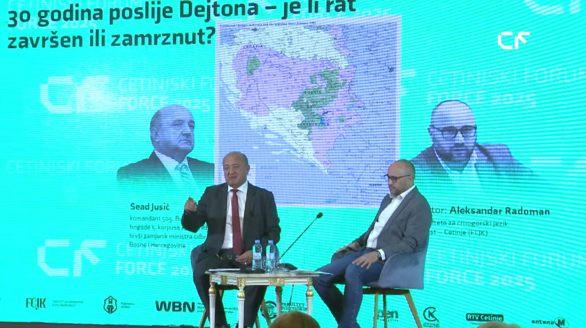 Jusić: Dejtonski sporazum zamrznuo rat, protagonisti agresije na BiH ostali u životu