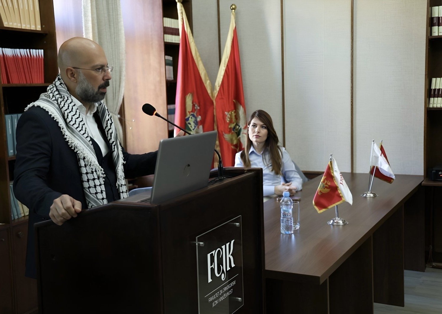 Ambasador Palestine u posjeti Fakultetu za crnogorski jezik i književnost