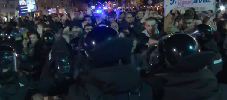 Tenzije između policije i građana u Novom Sadu