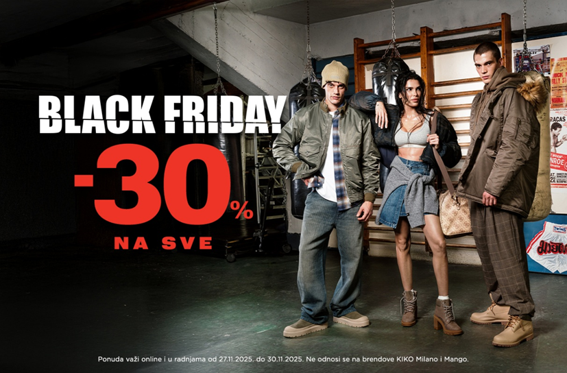 Počinje BLACK FRIDAY runda u FASHION COMPANY radnjama u Crnoj Gori