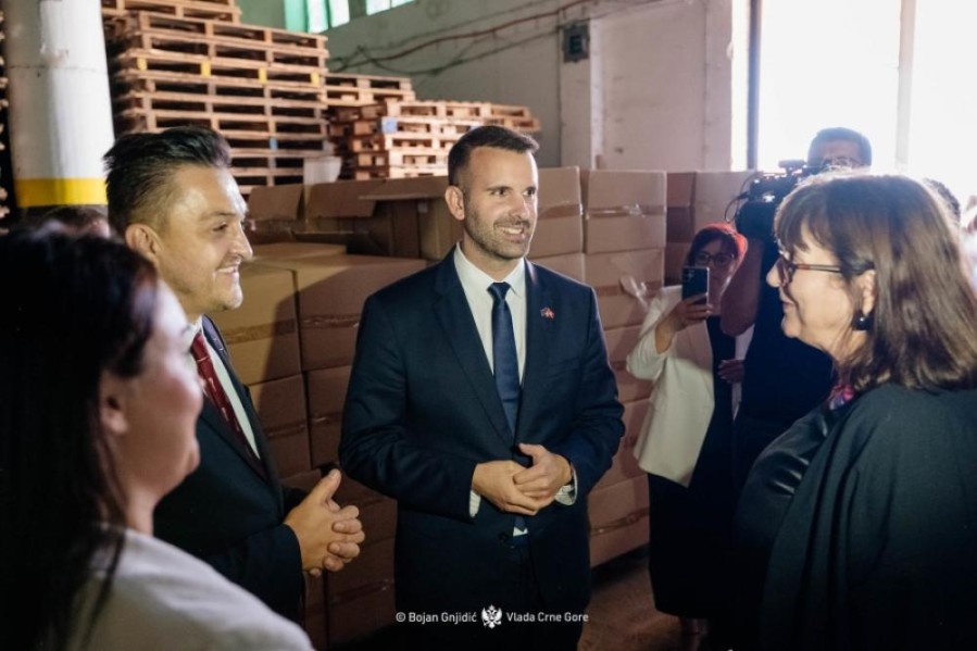 Spajić u septembru u Baru prisustvovao uništenju cigareta (Foto: gov.me, arhiva )
