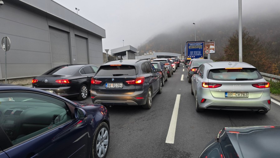 Gužva na Dobrakovu (Foto: RTCG)