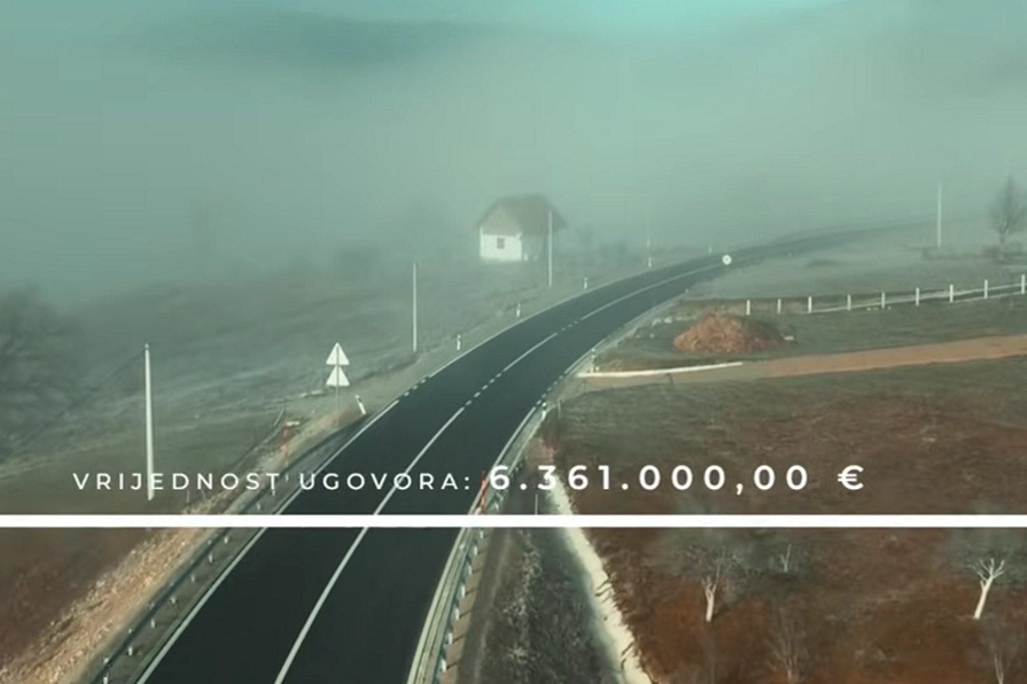 (VIDEO) Pogledajte kako izgleda novoizgrađena dionica puta Vrulja-Mijakovići
