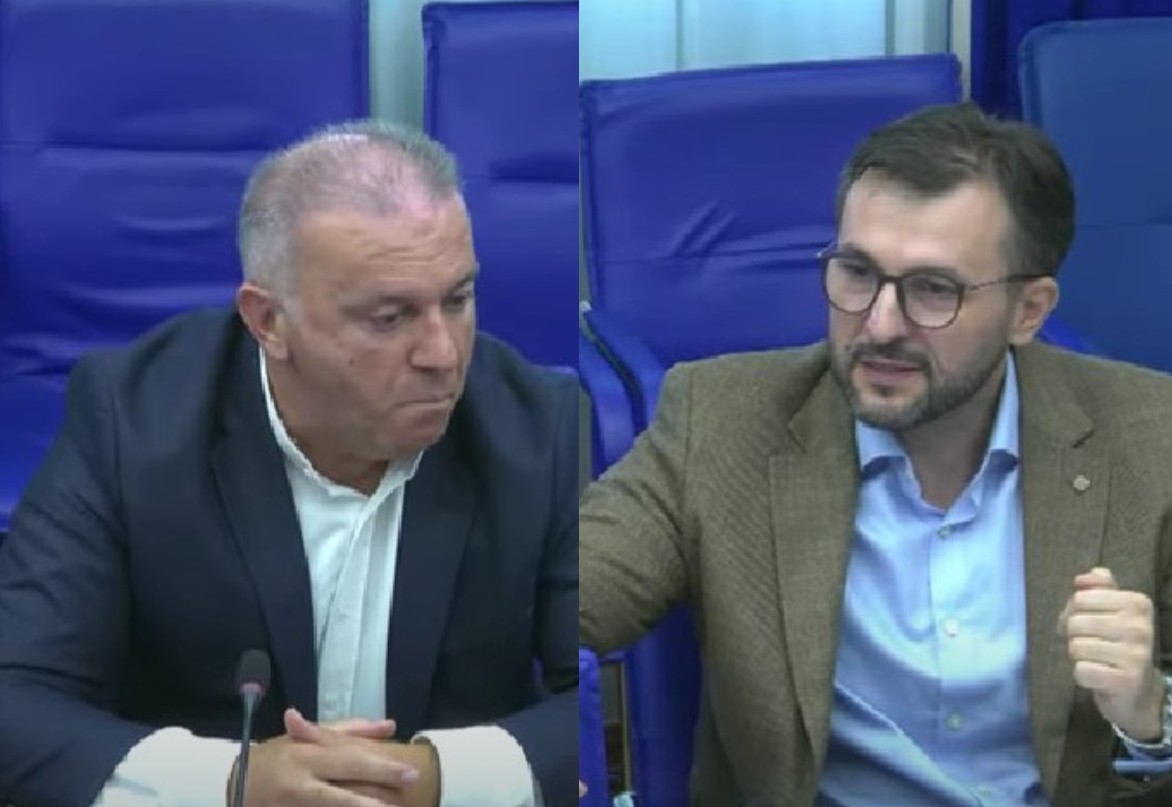 Veselin Šćepanović i Sekula Raičević (Foto: Skupština Crne Gore/Jutjub)
