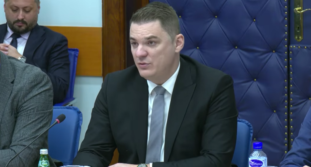 Admir Šahmanović (Foto: Skupština Crne Gore - stop kadar)
