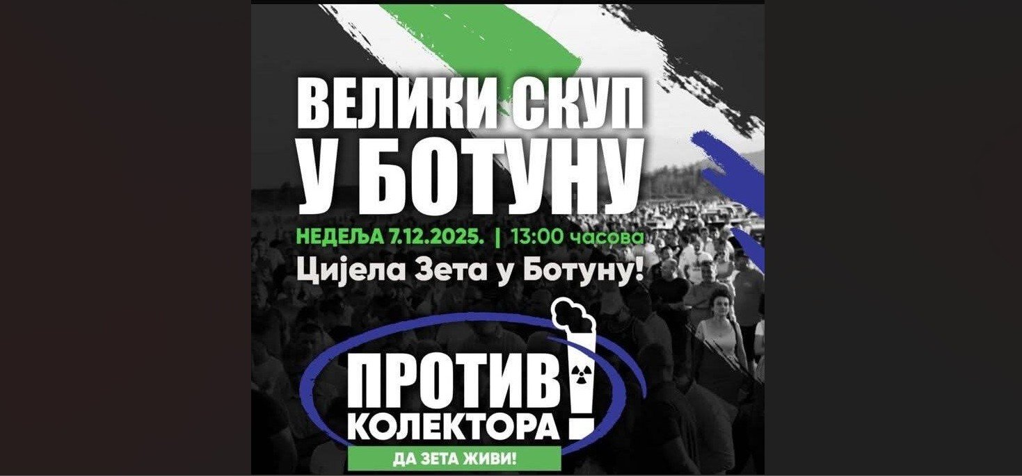 Danas protest u Botunu zbog gradnje kolektora