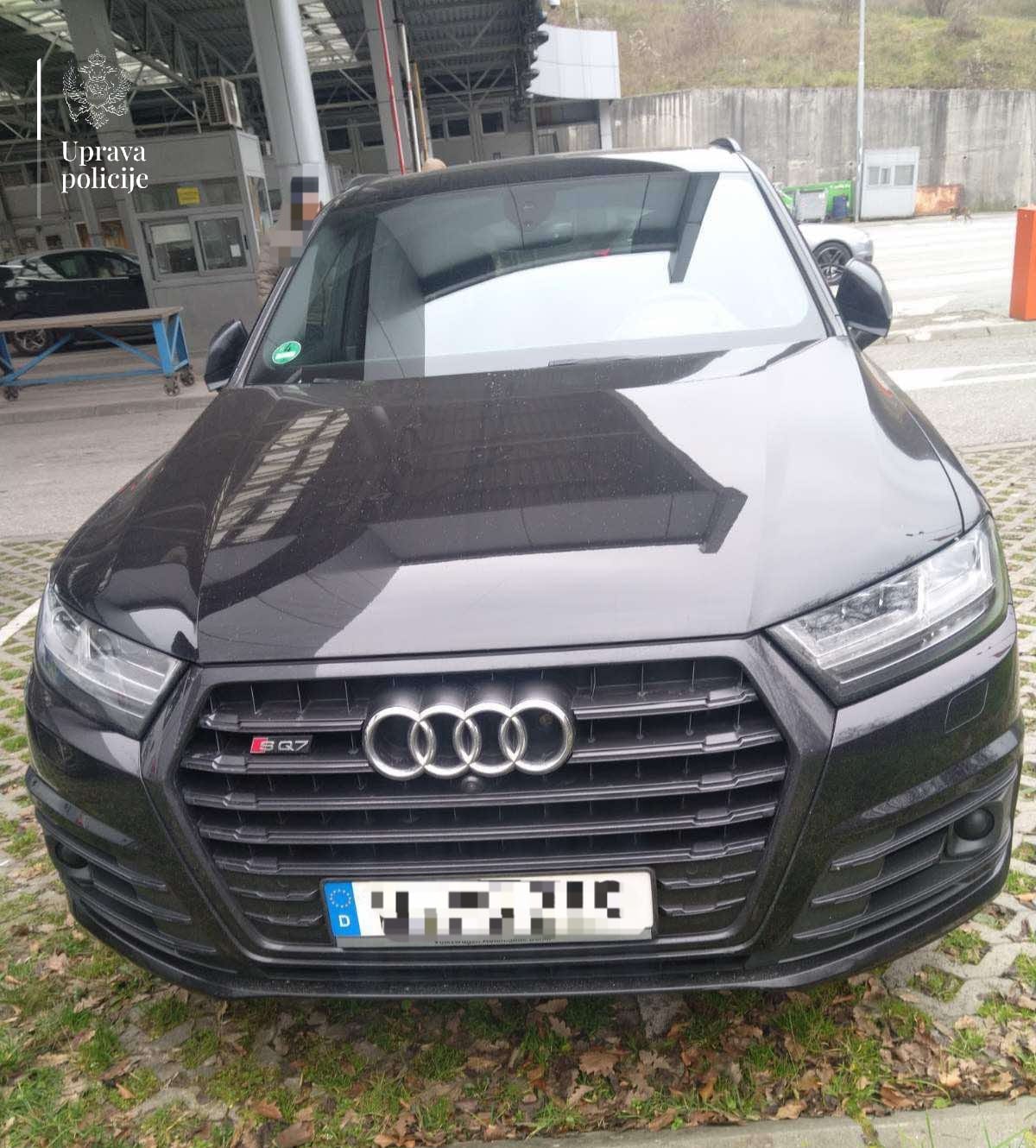GP Dobrakovo: Oduzet Audi SQ7 koji se potražuje u Njemačkoj