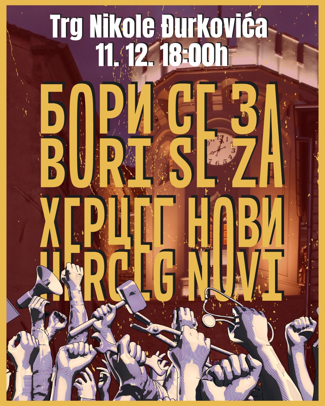 Večeras protest DPS-a u Herceg Novom