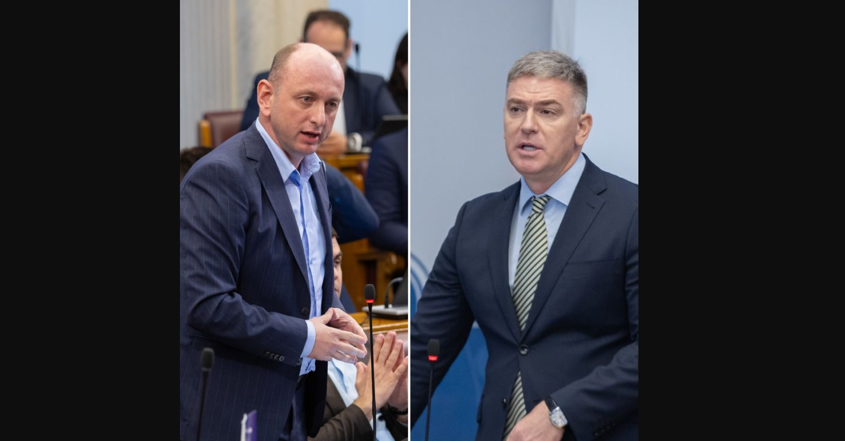 (VIDEO) Knežević: Iz punih usta mogu da kažem Beograd je glavni grad Crne Gore; Huter: Glavni grad CG je Podgorica, a predsjednik je Milatović