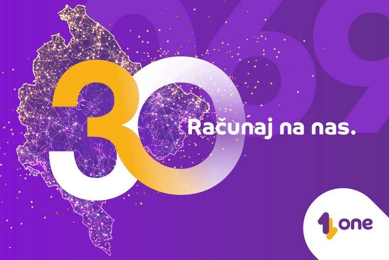 Tri decenije koje nas povezuju – 30 godina kompanije One u Crnoj Gori