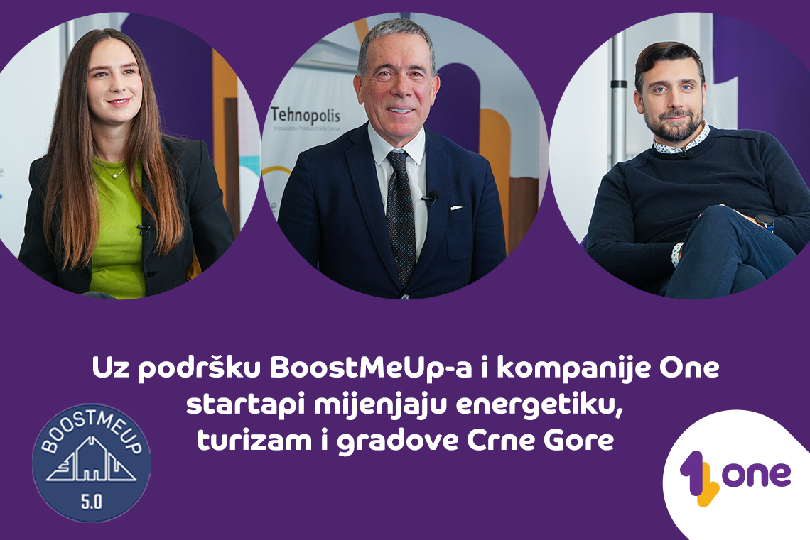 Uz podršku BoostMeUp-a i kompanije One startapi mijenjaju energetiku, turizam i gradove Crne Gore