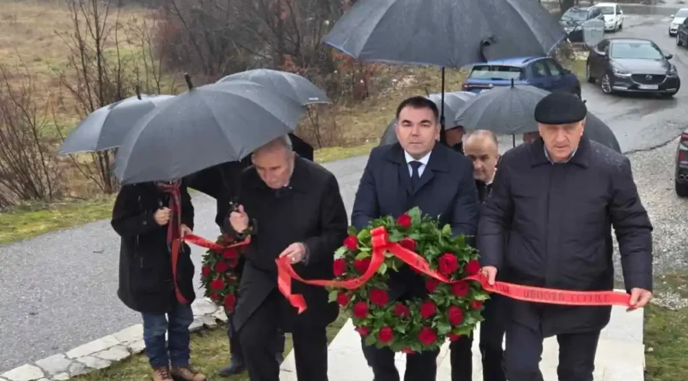 Položeni vijenci na spomenik herojima Božićnog ustanka i na spomenik Lovćenska vila