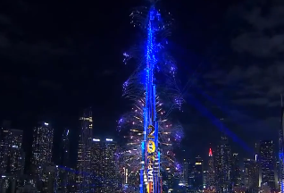 (VIDEO) Dubai dočekao Novu godinu uz spektakularni vatromet na Burdž Kalifi