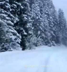 (VIDEO) Saobraćaj otežan na putu Žabljak – Pljevlja, kolovoz neočišćen