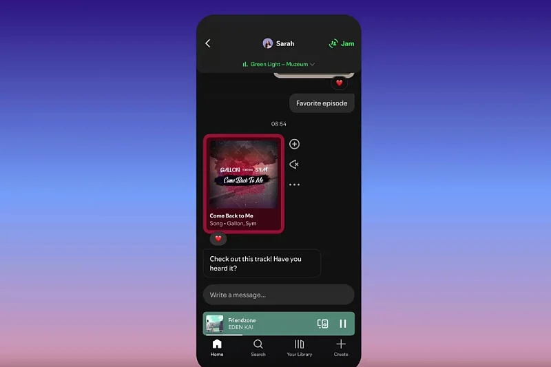 Spotify omogućio korisnicima da u realnom vremenu sa prijateljima dijele ono što slušaju