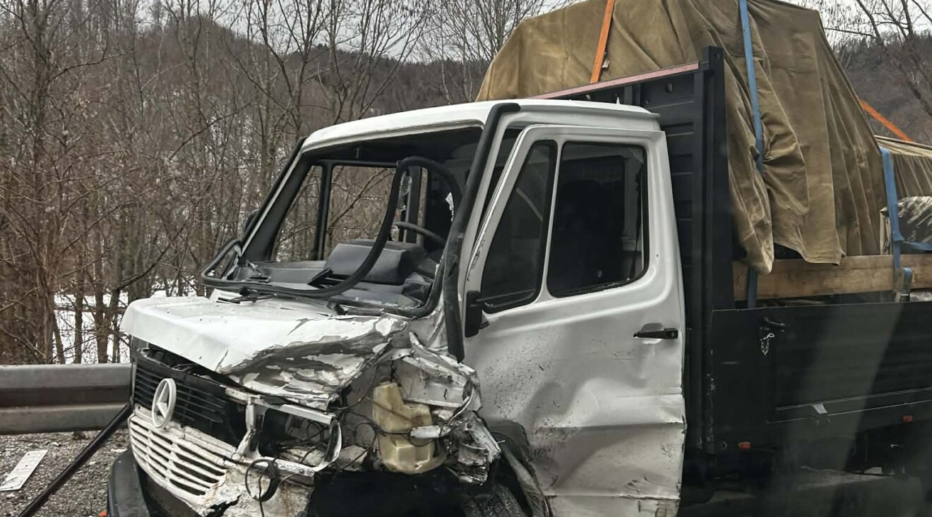 (FOTO) Udes na putu Kolašin – Mateševo, jedna osoba povrijeđena