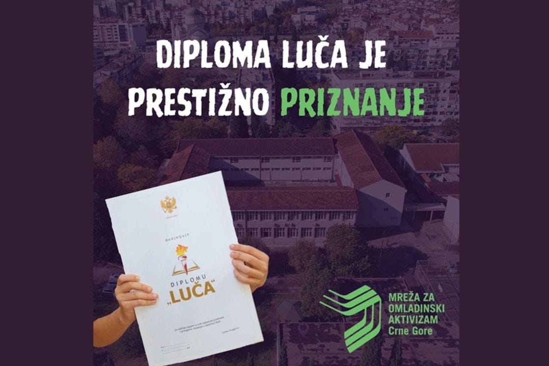 MOACG: Uredba o diplomi “Luča” da se primjenjuje dosljedno i ujednačeno kako bi njen cilj bio u potpunosti ostvaren