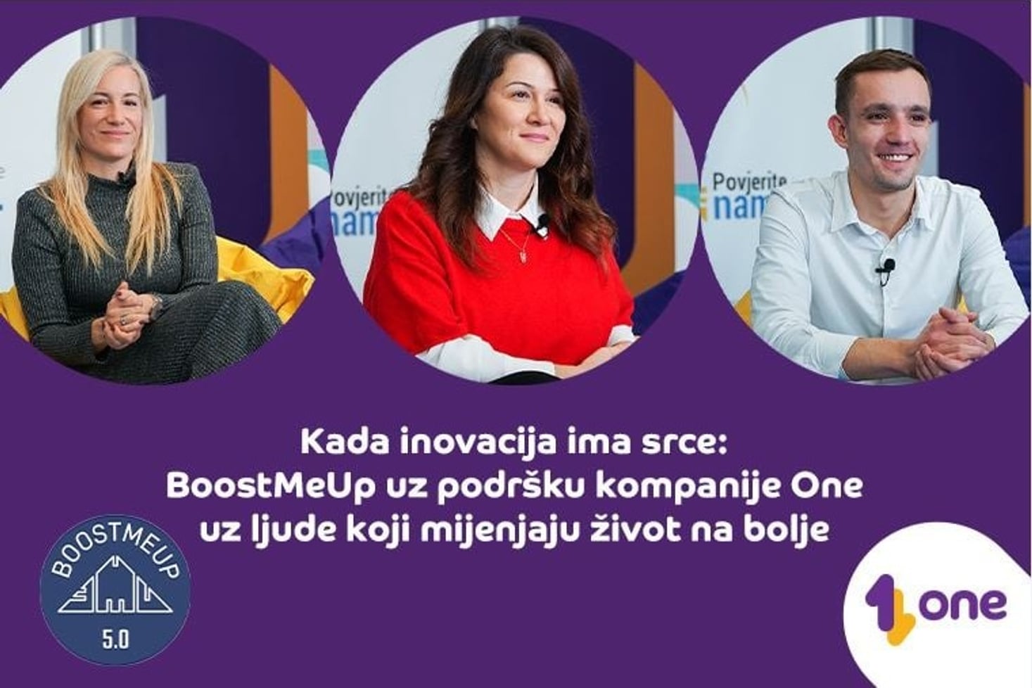 Kada inovacija ima srce: BoostMeUp uz podršku kompanije One uz ljude koji mijenjaju život na bolje