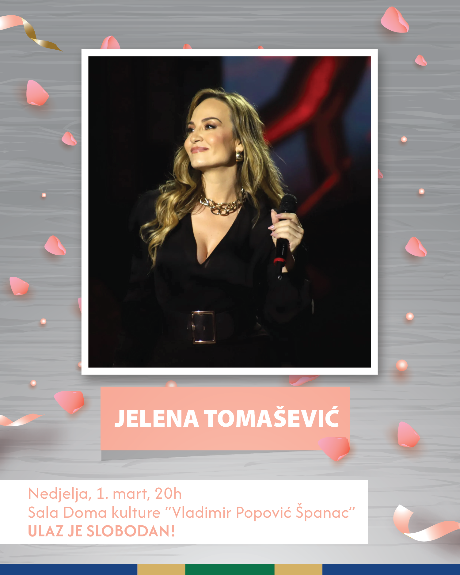 Poklon Opštine Bar povodom Dana žena: Koncert Jelene Tomašević i monodrama “Virdžina”