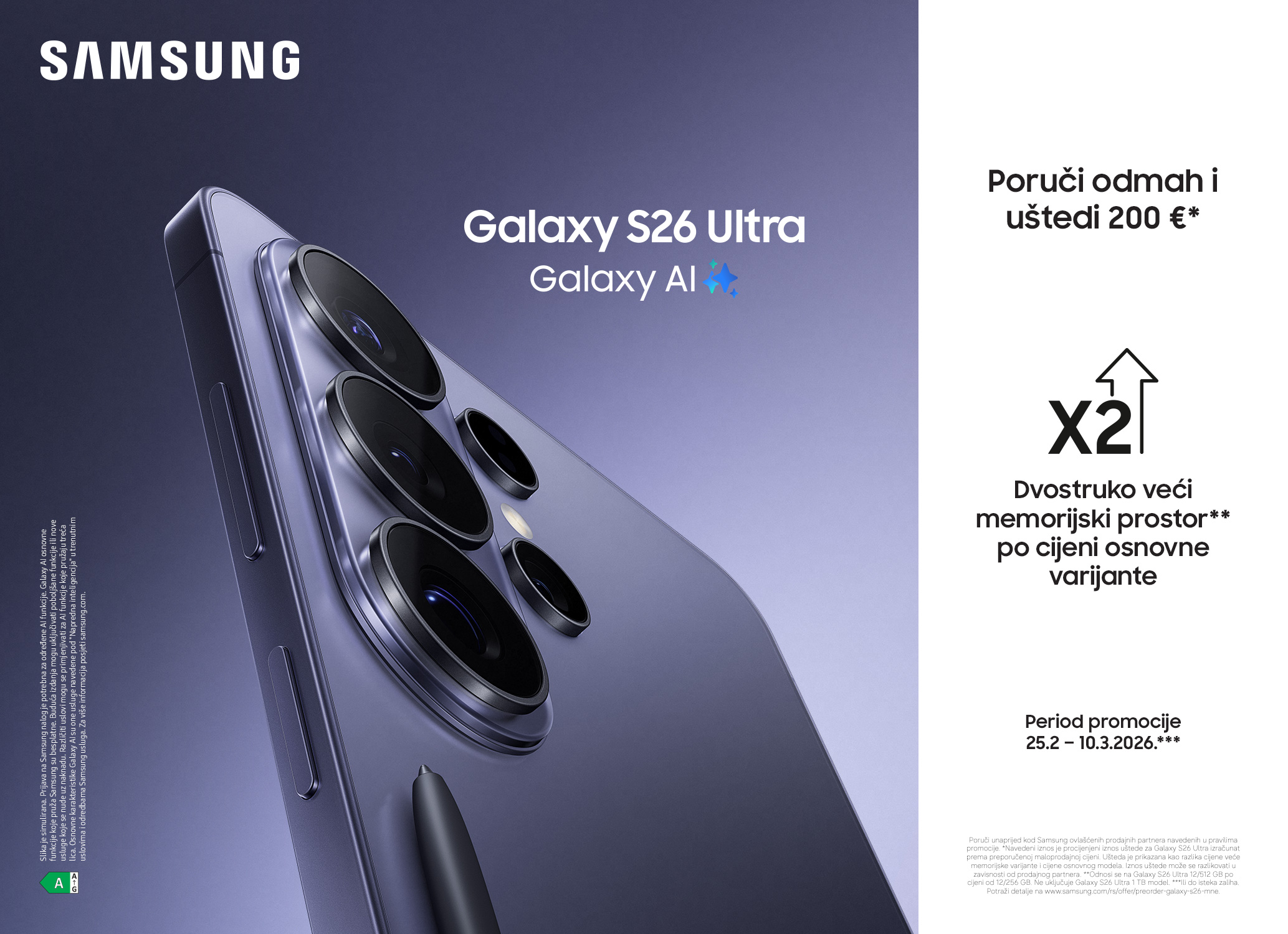 Galaxy S26 i nova Buds4 serija stigli u Crnu Goru: AI iskustvo koje mijenja svakodnevicu
