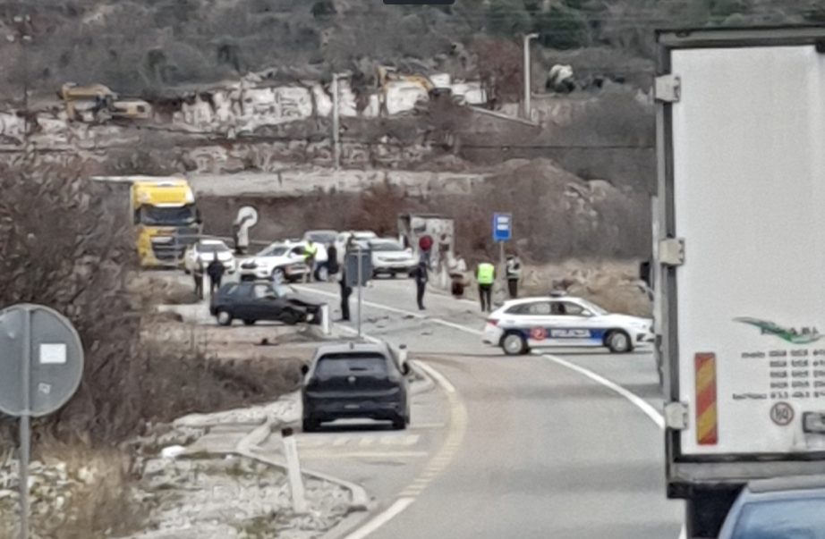 Udes na putu Podgorica -Cetinje: Jedna osoba teže povrijeđena