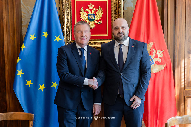 Božović i Mekgrat: Crna Gora odlučna u ispunjavanju obaveza iz evropske agende
