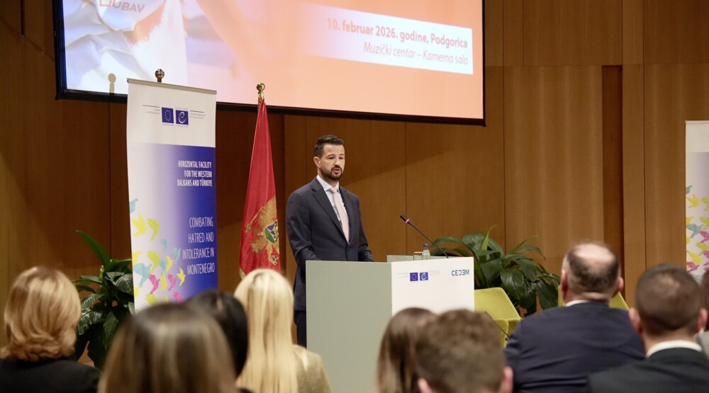 Milatović: Borba protiv govora mržnje je borba za ljude i dostojanstvo društva