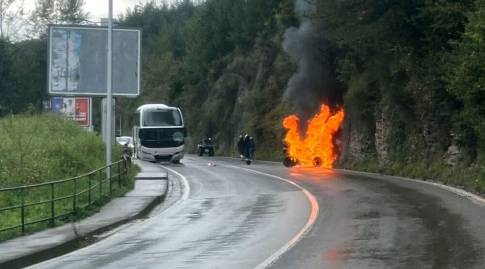 Budva: U sudaru autobusa i kvadra, povrijeđene dvije osobe