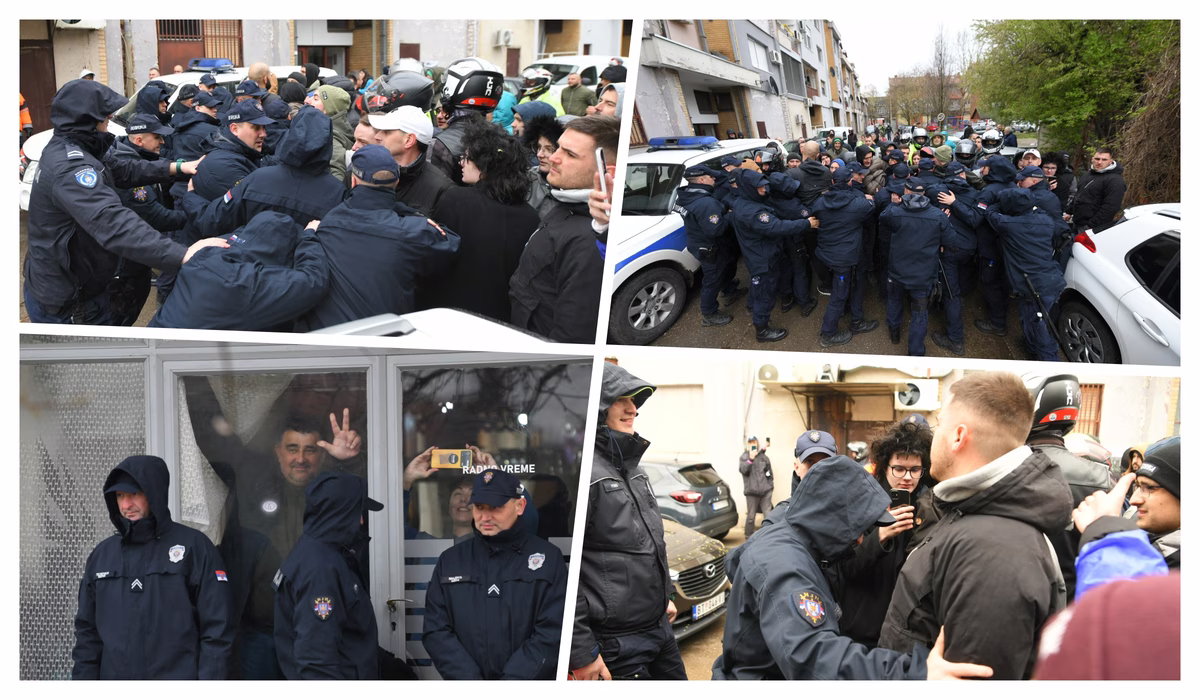 U Srbiji napeto: Policija spriječila sukob u Kuli, u Aranđelovcu hapsili posmatrače, u Bajinoj Bašti demoliran auto…