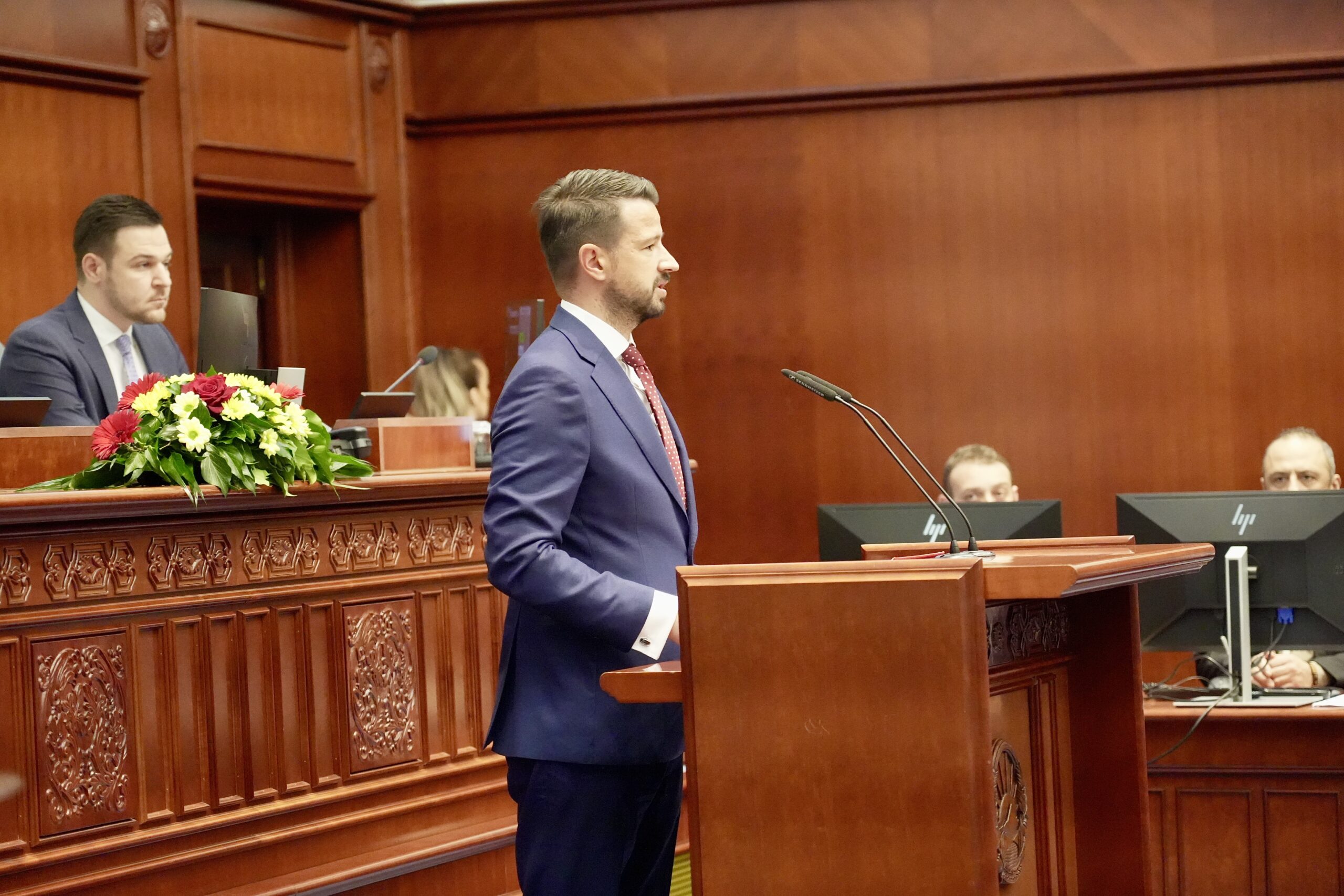 Milatović u Sobranju Sjeverne Makedonije: Nadam se da ćemo uskoro sjedjeti za zajedničkim stolom u Briselu