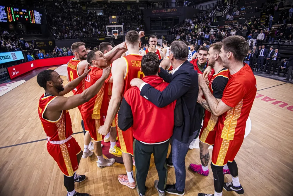 Crna Gora na 13. mjestu na novoj FIBA rang list
