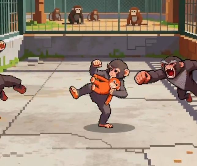 (VIDEO) Viralni MAJMUN PANČ dobio VIDEO-IGRU: ,,Zoo Fighter”