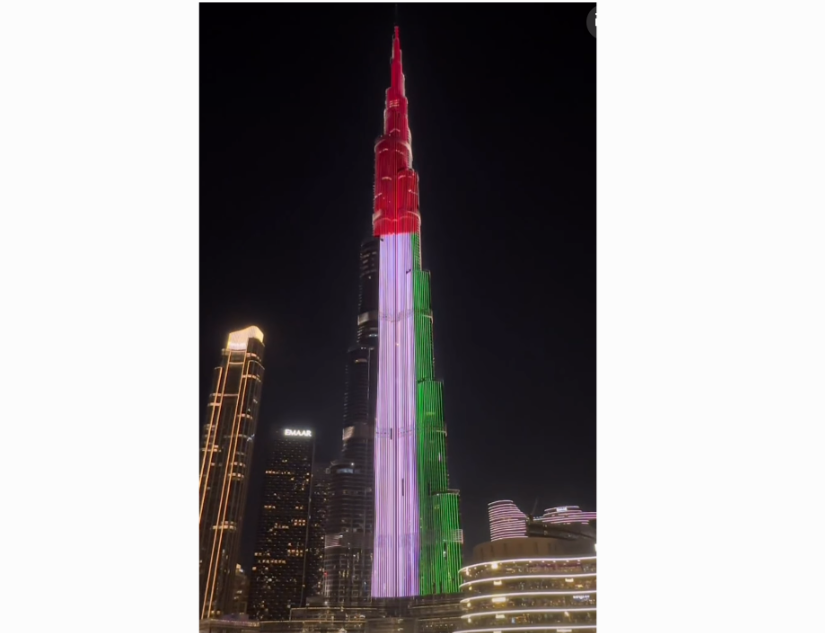 (VIDEO) Burj Khalifa u bojama zastave Ujedinjenih Arapskih Emirata