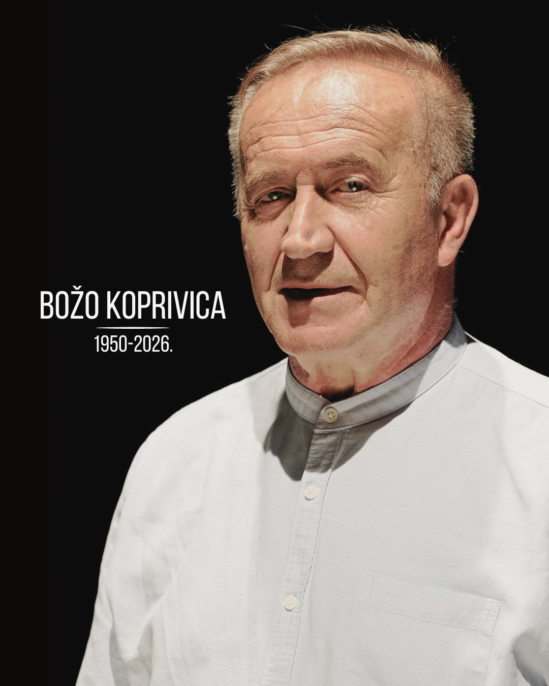 CNP: Koprivicu je krasila beskompromisna hrabrost i ljubav prema teatru