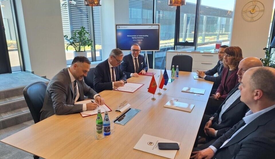 Potpisan Memorandum o razumijevanju između Razvojnih banaka Crne Gore i Poljske