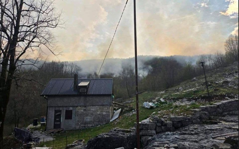 Više požara u Katunskoj nahiji