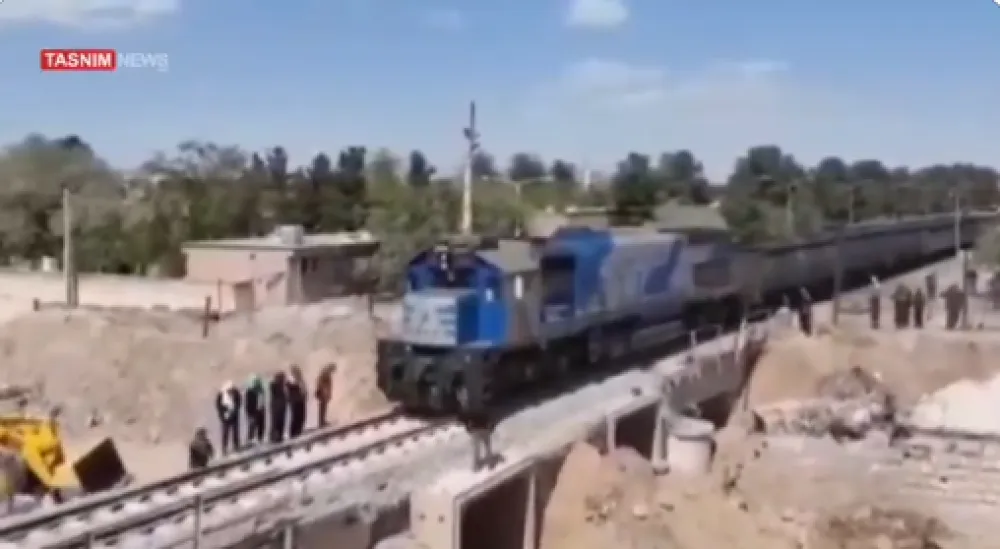 (VIDEO) Iran obnovio željeznički most samo tri dana nakon napada