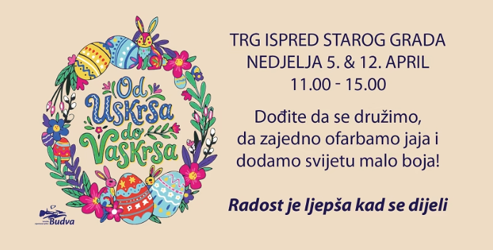 Budva slavi od Uskrsa do Vaskrsa – dva vikenda dječje radosti i zajedništva