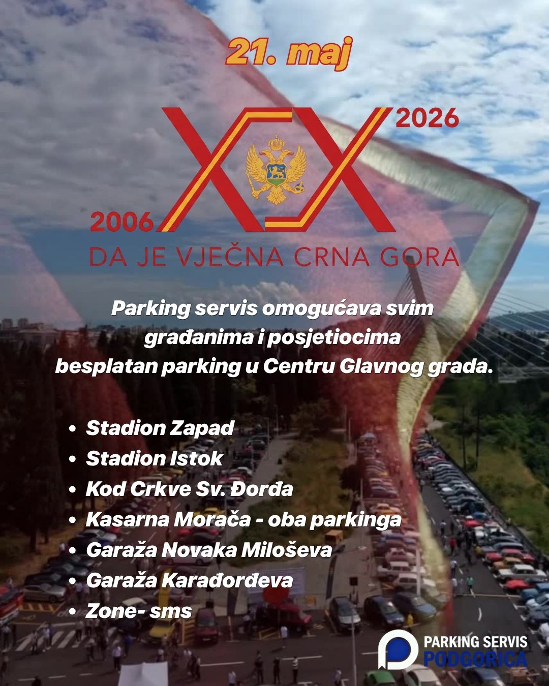 Foto: Parking servis Podgorica