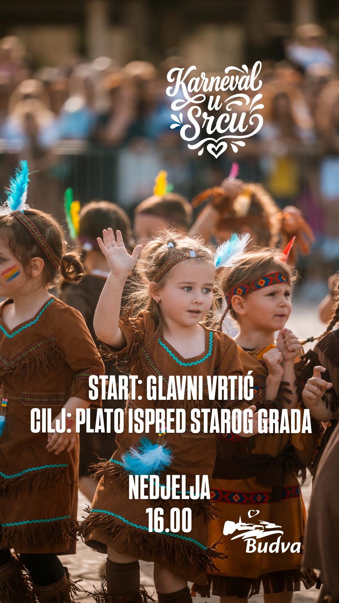 Mala karnevalska povorka sjutra u Budvi