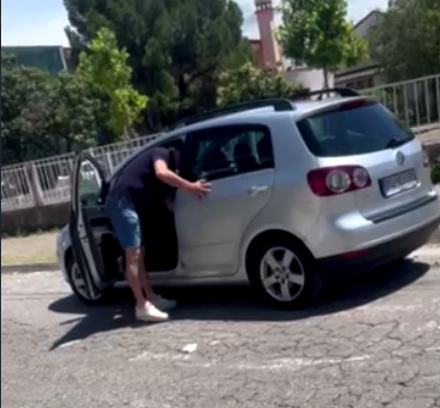 Incident ispred Osnovne škole "Pavle Rovinski" (Foto: Privatna arhiva (screenshot))
