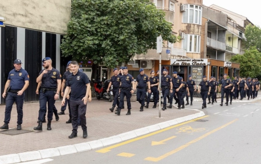 Tivatska policija, Foto: CG news