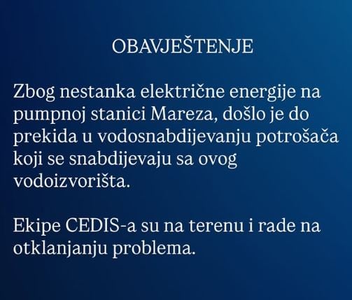 Foto: Vodovod