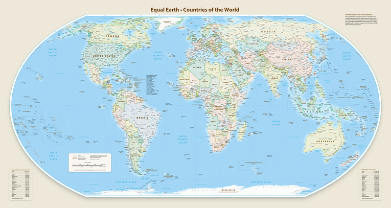 Foto: Equal Earth map