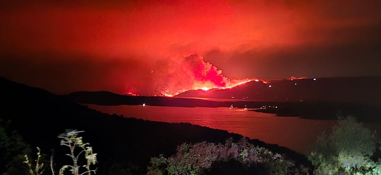 Požar Brač, Foto: Dalmacija danas