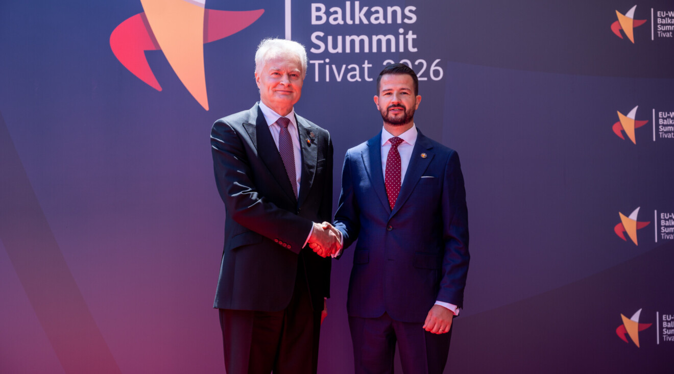 Jakov MIlatović i Gitanas Nausėda, Foto: Kancelarija za odnose s javnošću predsjednika