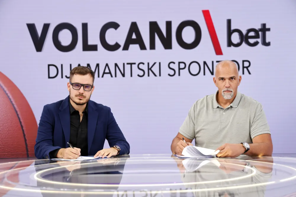 Beograd, 23. septembar 202 6 -Volcano bet i ABA liga, potpisivanje ugovora, Foto: Milena Đorđević

